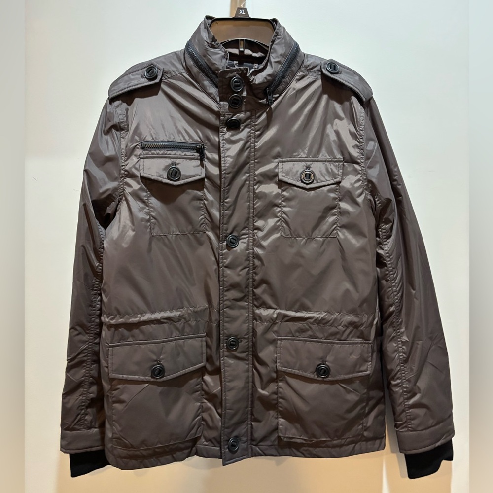 Women’s lightweight Brown Quilted Utility Jacket. New with Tags.  Retail 329